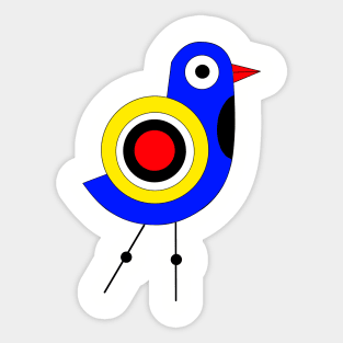 Blue bird Sticker